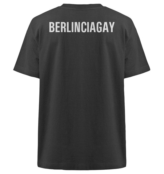 BERLINCIAGAY - Camisa orgánica pesada de gran tamaño