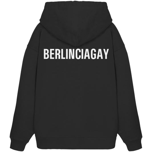 BERLINCIAGAY - Sudadera con capucha orgánica extragrande